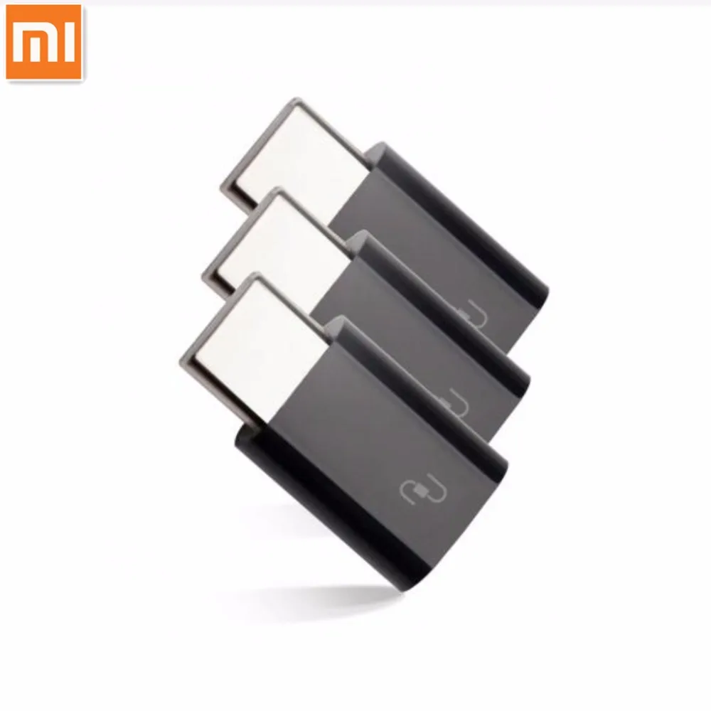 

3pcs/lot Xiaomi USB Type-C Adapter Micro USB Female to USB 3.1 Typec Type C Male Cable Convertor Connector Fast Quick Charger