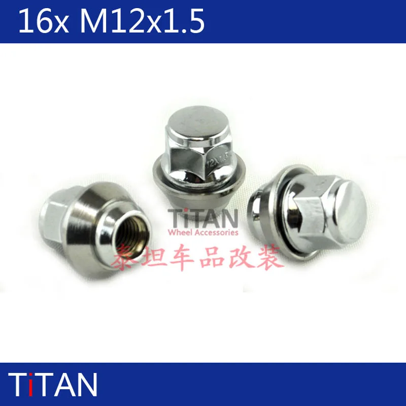 16 шт. сменные гайки для колеса M12x1.5 сплав 19 мм FORD cortin FOCUS CHROME|wheel nuts|alloy nutalloy wheel nuts |