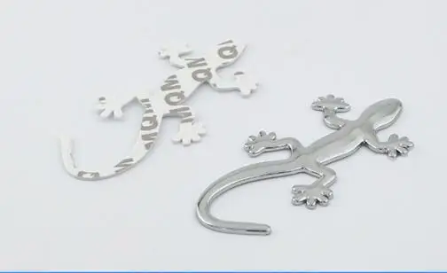 

Pure metal gecko car stickers 3D stereoscopic personality car decoration paste