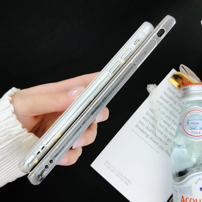 Luxury Gold Foil Bling Marble Phone Cases For iPhone X XS XR Max Soft TPU  Glitter Case Back Cover For iPhone 7 8 6 6s Plus Capa (7)