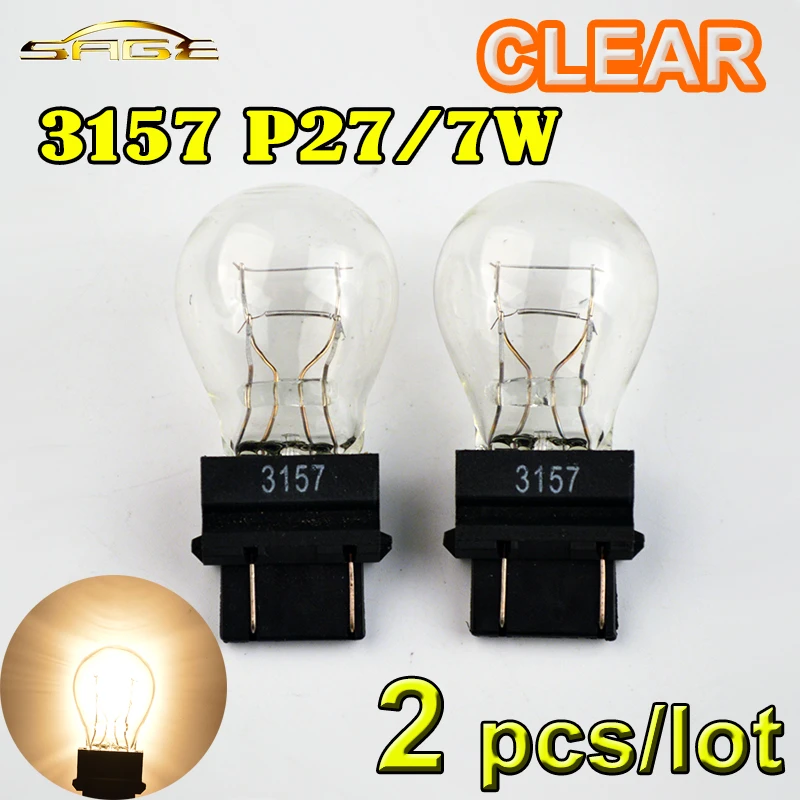 UNIDS P27/7 W 3157 12 V 27/7 W Bombilla Halógena De Vidrio Luz de Freno Singal LampW2.5 * Base de la Cuña|glass bulb light|bulb manufacturerbulb color - AliExpress