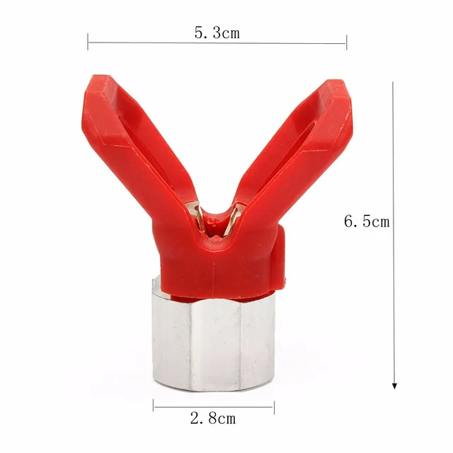5pcs Airless Paint Contractor Flat Tip Spray Tip Guard nozzles  for Airless Spray Gun And Paint Sprayer