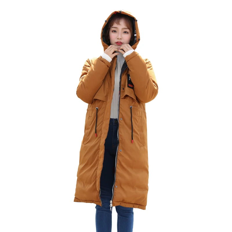 Новое поступление, можно носить с двух сторон, зимняя куртка, женская верхняя одежда, с капюшоном, с мехом, пальто, длинная парка, теплые женские куртки