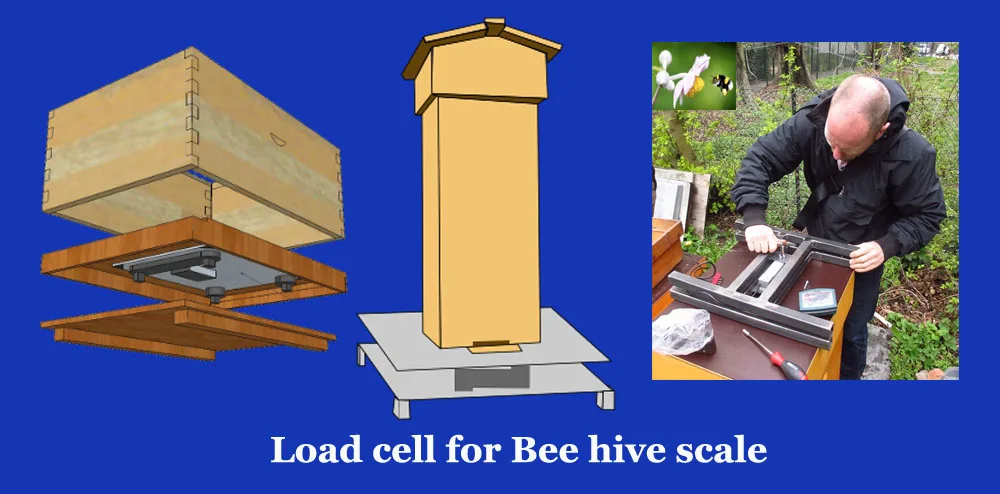 Beehive scale load cell