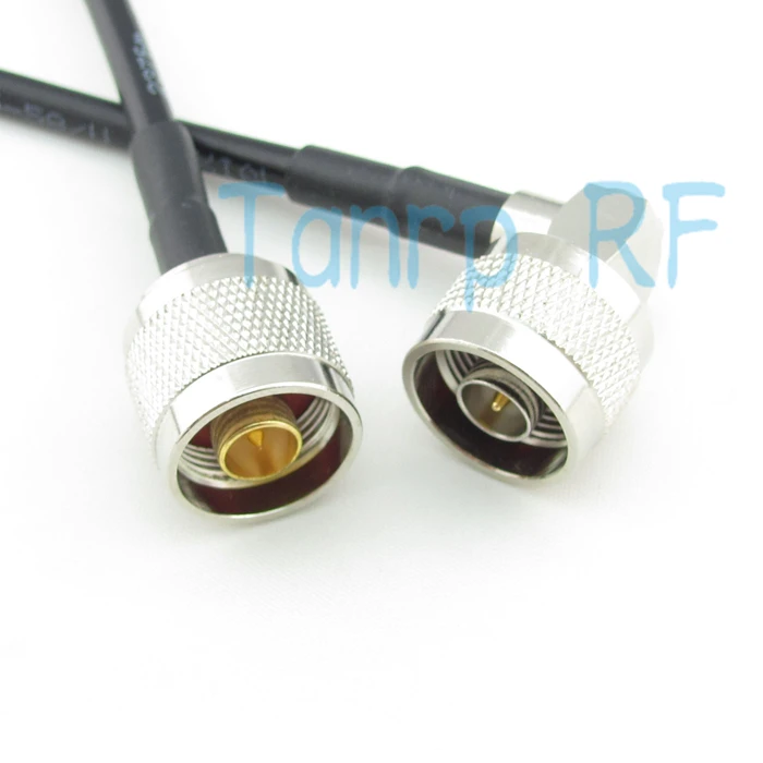 

Freeshipping! 20inch RG58 cable N male plug right angle to N male plug RF Pigtail coaxial jumper cable 50cm Wholesale