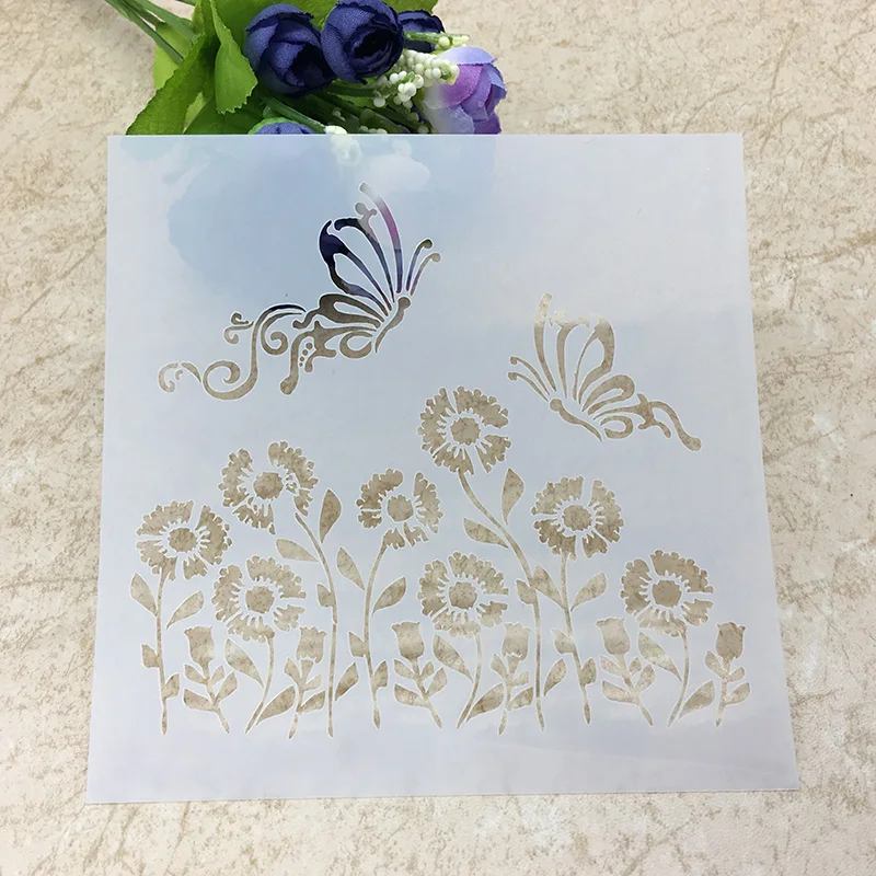 

1 Sheet Layering Stencils for DIY Scrapbooking/photo album Decorative Embossing DIY Paper Cards Crafts 02