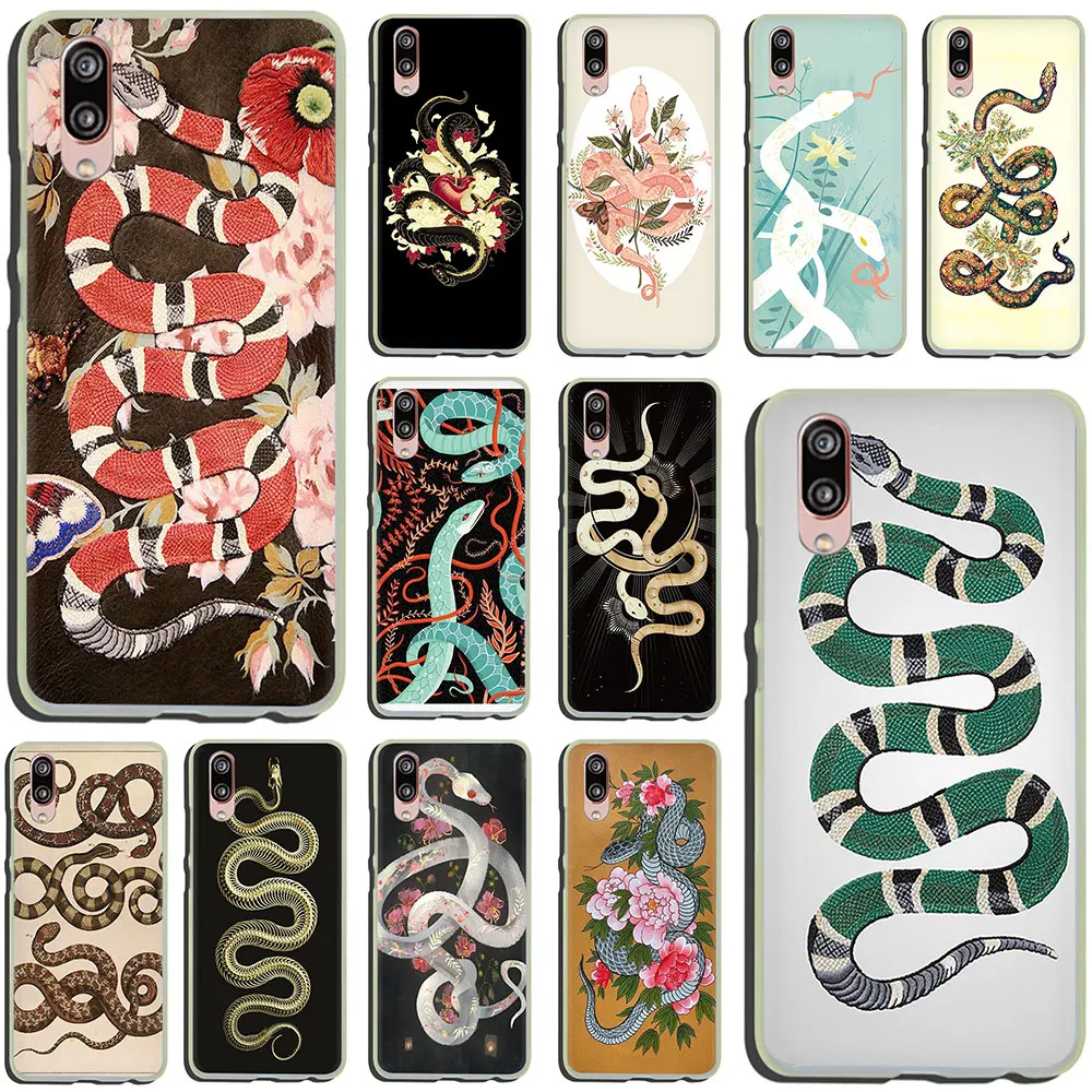 

Hand Snake Flower Snake Hard Phone Case for Huawei Honor 20 Play 6 7 8 A C Pro 2GB/3GB 7C 5.99in 7 9 10 X Lite