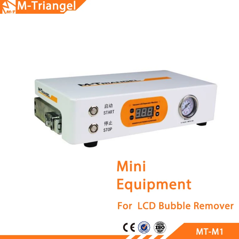Flat Screen LCD Bubble Remover Machine High Pressure LCD Refurbishment 220V/110V 7inch Screen Need External Pump M-Triangel M1 