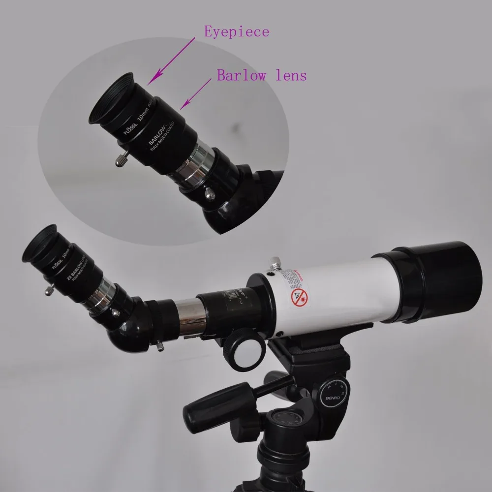 1.25 بوصة 3x الوني t محول/عدسة بارلو عن نيوتوني تلسكوب كاميرا dslr وغيرها t-نوع الموضوع أحادي مجهر