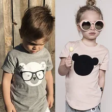 Summer Kids Boys T Shirt Bear Print Short Sleeve Baby Girls T-shirts Cotton Children's T-shirt O-neck Tee Tops Boy Clothes Summer Kids Boys T Shirt Bear Print Short Sleeve Baby Girls T-shirts Cotton Children's T-shirt O-neck Tee Tops Boy Clothes