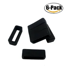6 Piece Black Silicone Rubber Replacement Resin Watch Strap Band Keeper Holder Retainer Loop Size 14mm16mm18mm20mm22m24mm : image 6 Piece Black Silicone Rubber Replacement Resin Watch Strap Band Keeper Holder Retainer Loop Size 14mm16mm18mm20mm22m24mm