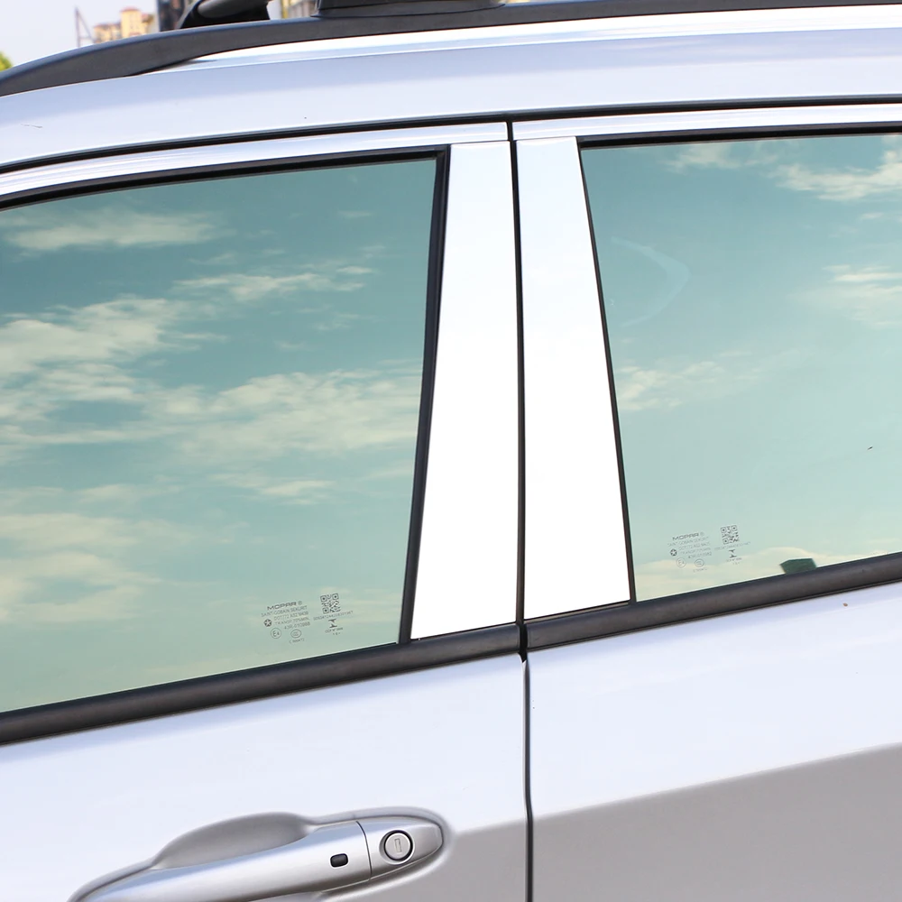 

Накладка на Windows Sill для Jeep Compass 2017 2018 2019 накладка на окна из нержавеющей стали для автомобиля отделка на ремне для окон литье под давлением отделка для стайлинга автомобиля
