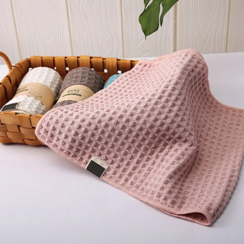 

Microfiber Face Towel Soft Cleaning Dish Drying Towels Dish Cloths Waffle Pattern Weave Reusable Soft Towels For Facial Spa