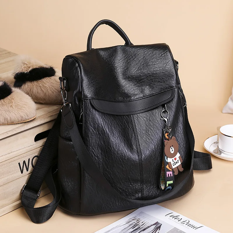 Женский рюкзак из искусственной кожи Mochila Модный женский на плечо 2019|Рюкзаки| |