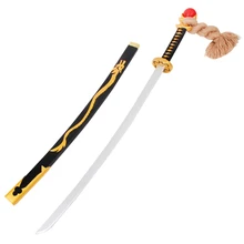 Самурайская обувь для косплея Hisame Shizumaru Prop оружие Катана