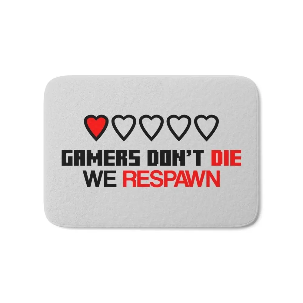 Gamers Don't Die Печатный Коврик для двери домашний декор нескользящий коврик пола