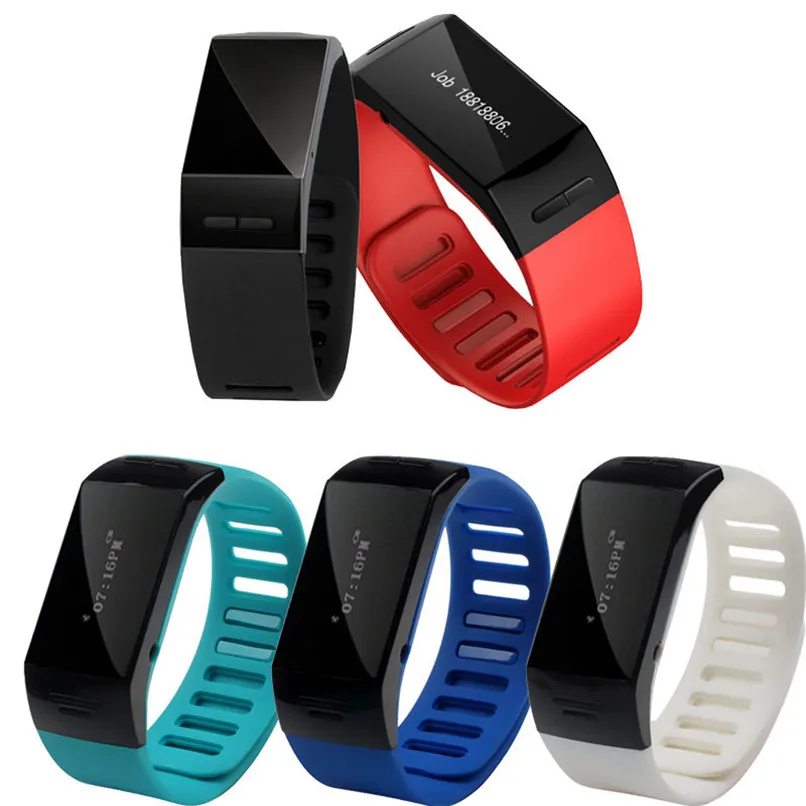 New Arrivals Blue Smart Wrist Bluetooth Watch Bracelet Phone For IOS Android Free Shipping XP15M12