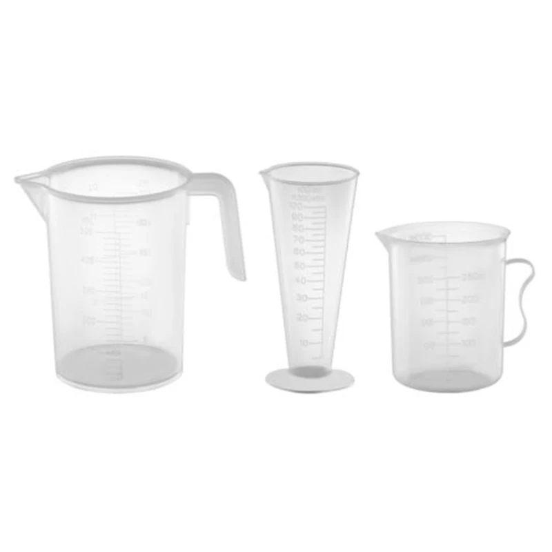 

Transparent Plastic Measuring Cup 100 250 500 ML Cooking Measuring Cylinder Graduated Tools Kitchen Tool Supplies