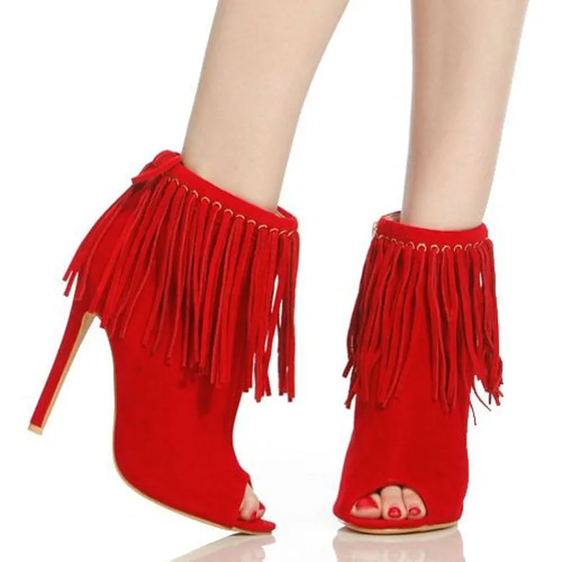 Buy High Quality Women Fashion Open Toe Suede Leather