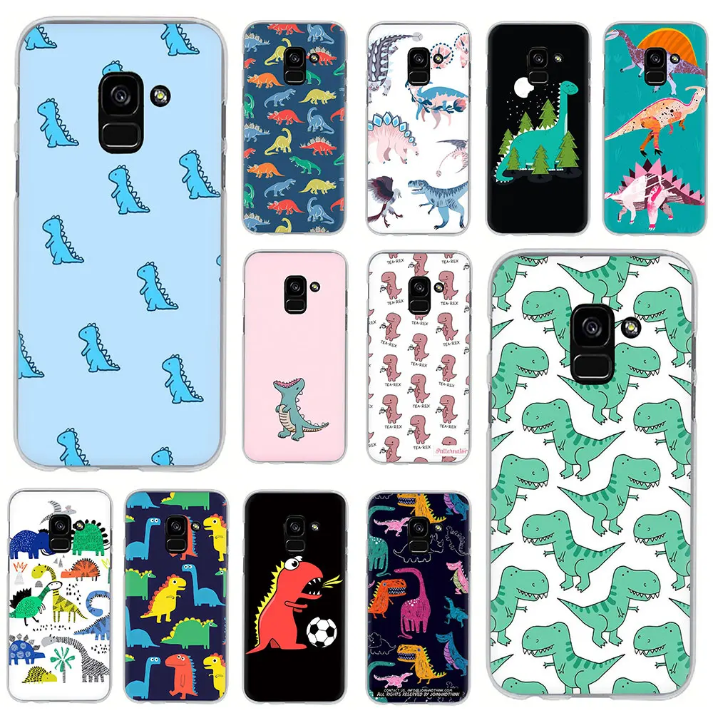 Animal Dinosaur Colorful Cute Hard Phone Cover Case For Samsung Galaxy A6 Plus 7 8 9 2018 A10S 20S 20E 30S 40S 50S 60 70S