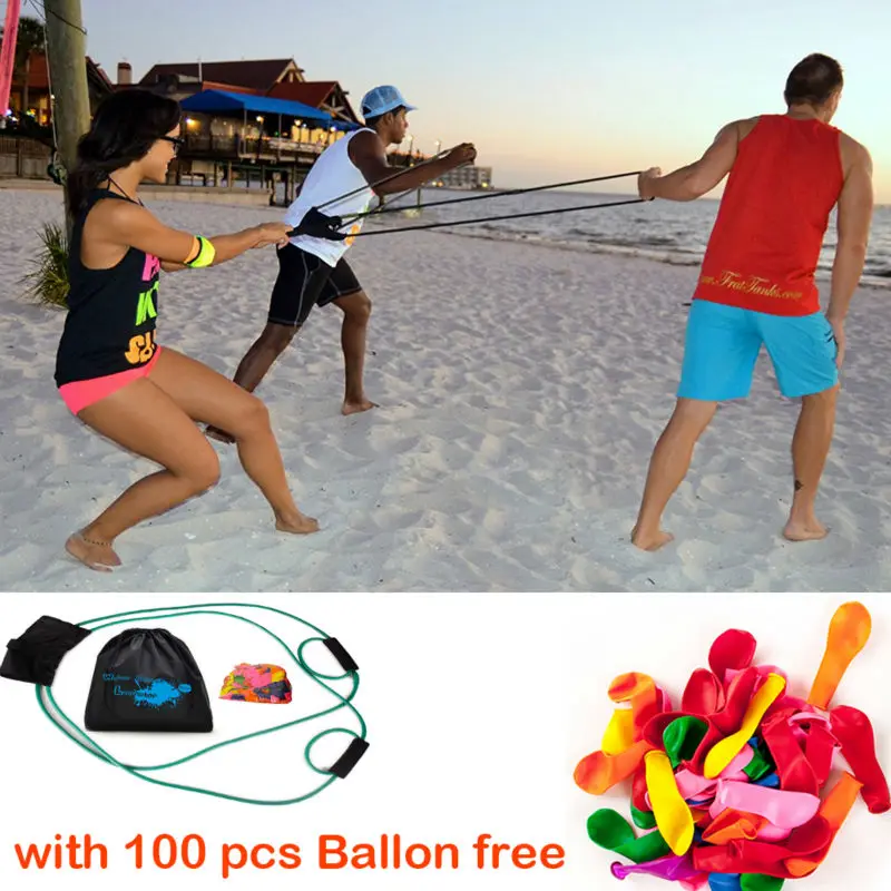 catapult water balloon Slingshot Cannon Launcher, 100 Water Balloons