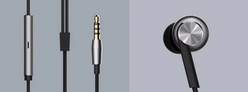 Xiaomi In-ear Earphones and Headphones Metal Body Gold and Silver In Stock High Quality Mi Headset