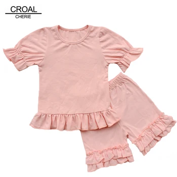 

0-10Y 2pcs Kids Girls Clothes Sets Summer Shorts T-shirt + Pants Cotton Toddler Baby Girl Clothing Set Children Tee Tops