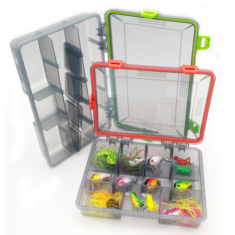 

Fishing Lure Box Double Sided Tackle Box Multifunctional Fishing Box Accessories Box Minnows Bait Fishing Tackle Container