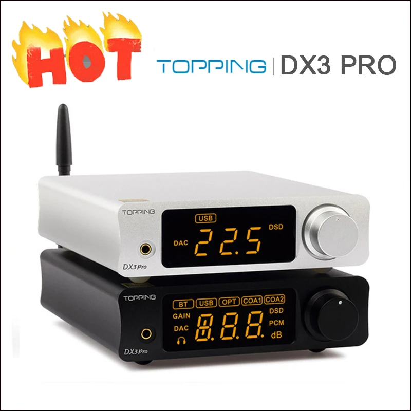 TOPPING DX3 Pro DX3PRO HIFI USB DAC Bluetooth 5.0 Amplifier Audio ...