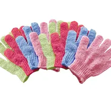 4 пары/8 шт рукавицы для душа для мытья кожи отшелушивающая пена для ванны спа перчатки для ванны противоскользящие для тела чистка ванны