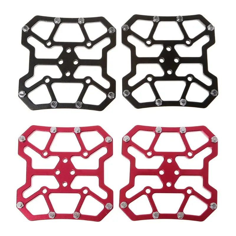 

2pcs Bicycle Pedal Aluminum Alloy Flat Platform Adapter Conversion Universal Compatible MTB Road Bike Parts Accessories W20