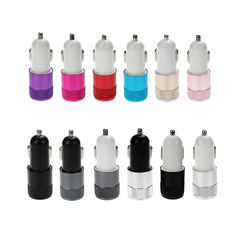 

Best Metal Dual USB Port Car Charger Universal 2Amp for Apple iPhone 8 X 7 Plus Samsung Galaxy Motorola Droid Nokia Htc US03