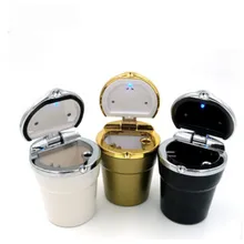 Автомобильный Стайлинг автомобильный для сигарет Пепельница с светодиодный светильник чехол для hyundai Elantra ix35 iX45 iX25 i20 i30 Sonata Verna Solaris Accent