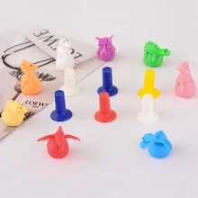 10 шт/мультфильм TPR динозавр мини-присоска рекламные игрушки Канцелярские петля для ручки