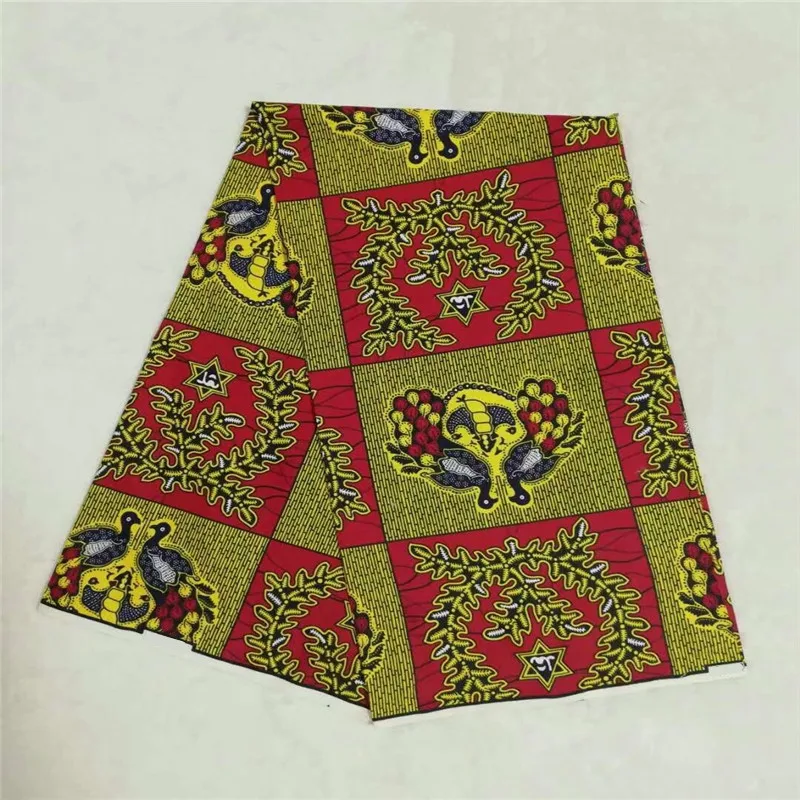 

wax fabric on sales prints fabric 2019Guaranteed real Java 100%polyester fabric 6yards/lot For DIY Men's Sewing F93-24
