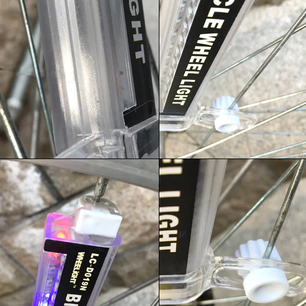 Perfect Universal MTB Bicycle Wheel Spoke LED Light Bike 42 Patterns 16 LED Bike Signal Warning LED Lamp Cycling Accessories 5