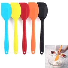 Высококачественная универсальная термостойкая силиконовая лопаточка из чистого силикона произвольный цвет