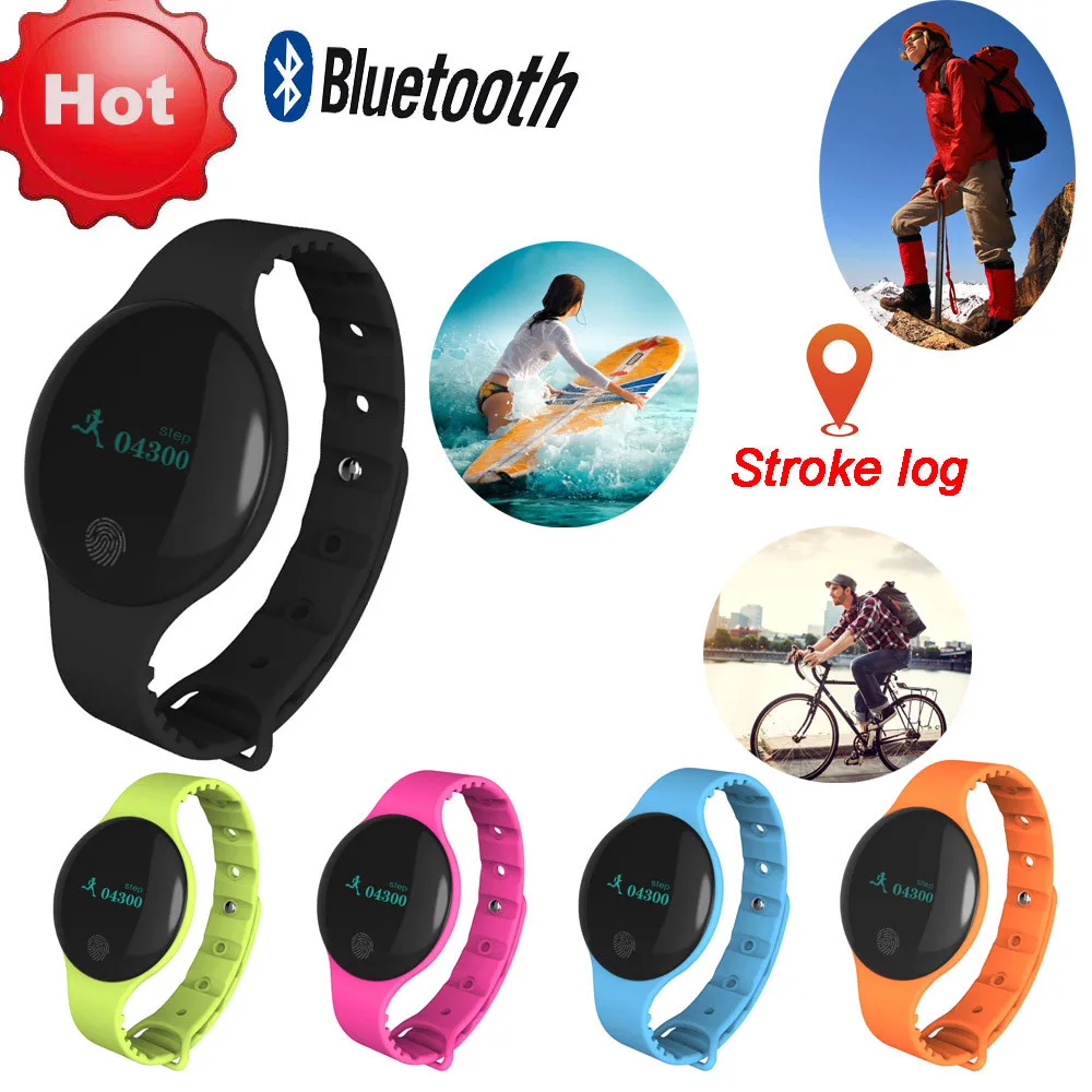 

Bluetooth Smart Watch Sport Bracelet Pedometer Camera Tracker For Android IOS HandsFree Sport Tracker Wrist Wristwatch 30