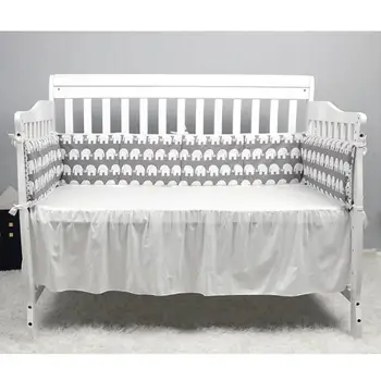 

Crib Enclosure Railing Padded Woven Baby Bed Cushion Anti-Collision Variety Of Color Pattern Cradle Decoration