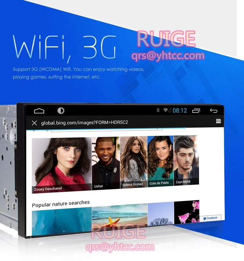 Pure Android 4.2 Touch car Tablet double 2 din GPS...