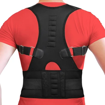 Magnet Corset Back Posture Corrector Belt Orthopedic Magnetic Therapy Shoulder Correction Belt Relief Back Pain Women Men B002-1