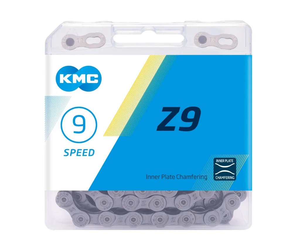 KMC Z9 9/27 цепь переключения скоростей для горного велосипеда дорожного складной