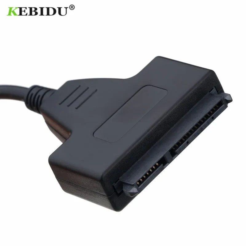 Kebidu горячая Распродажа двойной USB 2 0 к Sata 22 Pin 5/3 5 дюйма жесткий диск HDD адаптер