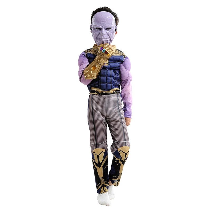 

Avengers Infinity War Thanos Cosplay Kids Stage Costume Children's Day Christmas Halloween for Children Gift
