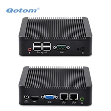 2 Ethernet Mini PC Core i3 процессор, Dual LAN Mini PC с Последовательный порт, QOTOM Mini PC Linux