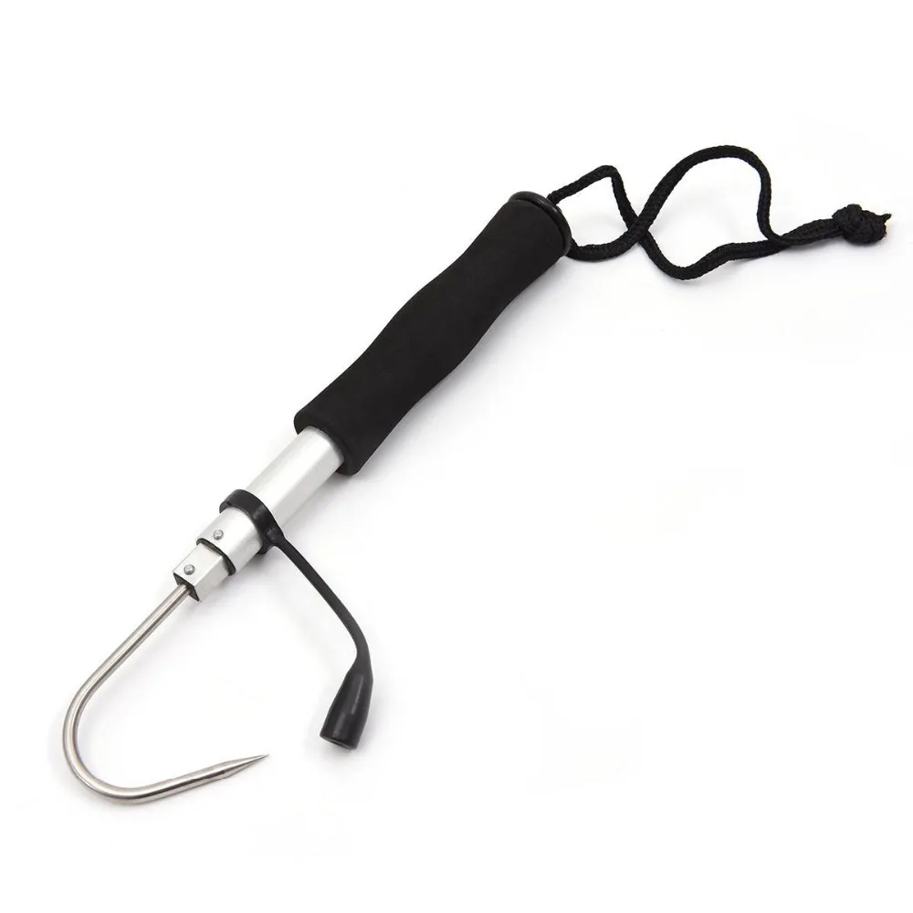 Stainless steel + Aluminum Alloy Retractable take hook Sea Fishing Hook
