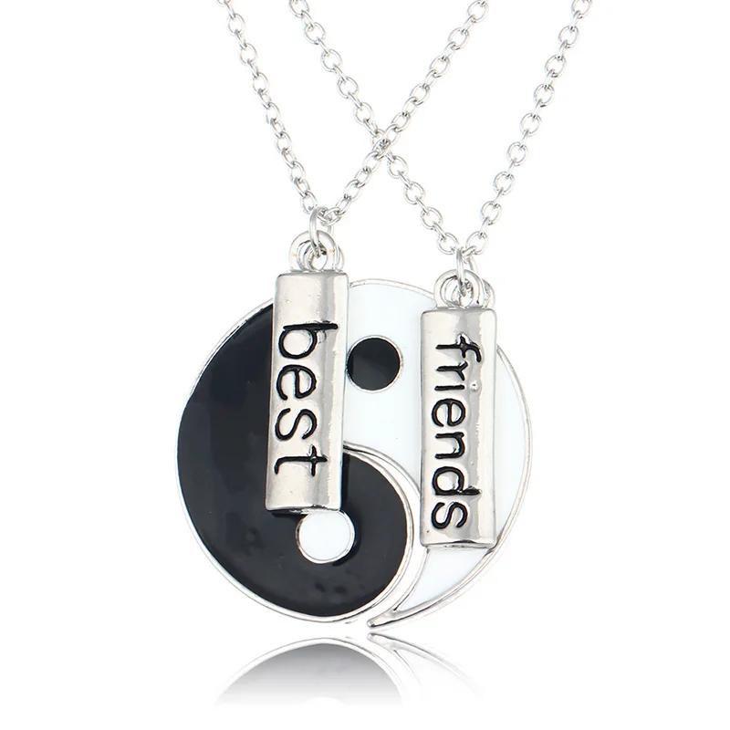 2 Pcs/Set Best Friends Unisex Pendants 