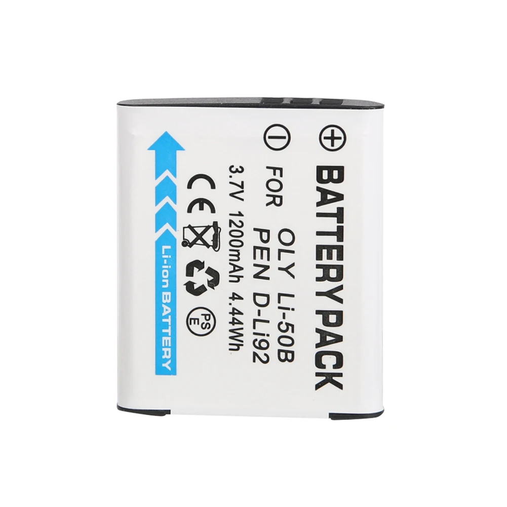 

OHD Li-50B LI50B 50B Battery for Olympus SP 810 800UZ u6010 u6020 u9010 SZ14 SZ16 D755 u1010 SZ30 SZ20 XZ-1 VR350 SZ31 SZ16