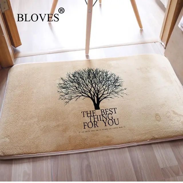 Original Design Tree Printed Carpet Entrance Door Mats Outdoor Original Design Tree Printed Carpet Entrance Door Mats Outdoor For Front Carpets