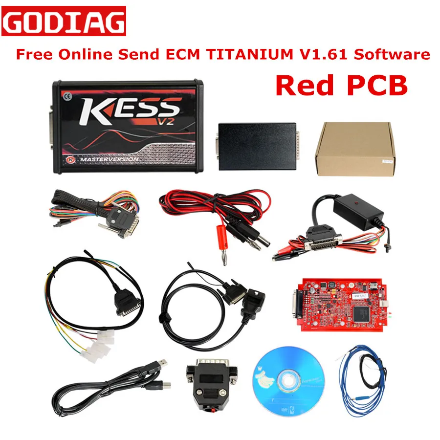 

Kess V2 V5.017 EU Version with Red PCB Online Version Support 140 Protocol No Token Limited Kess 5.017 Free ECM TITANIUM V1.61